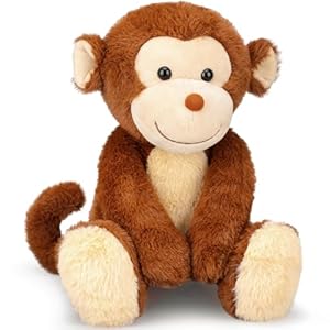 IKASA Monkey Stuffed Animals Plush Toys,...