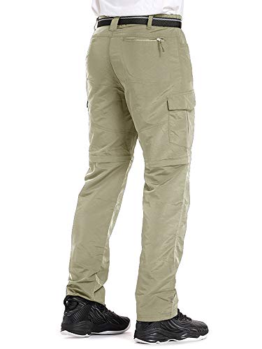 image for Jessie Kidden Mens Hiking Pants Convertible Quick Dry Lightweight Zip 