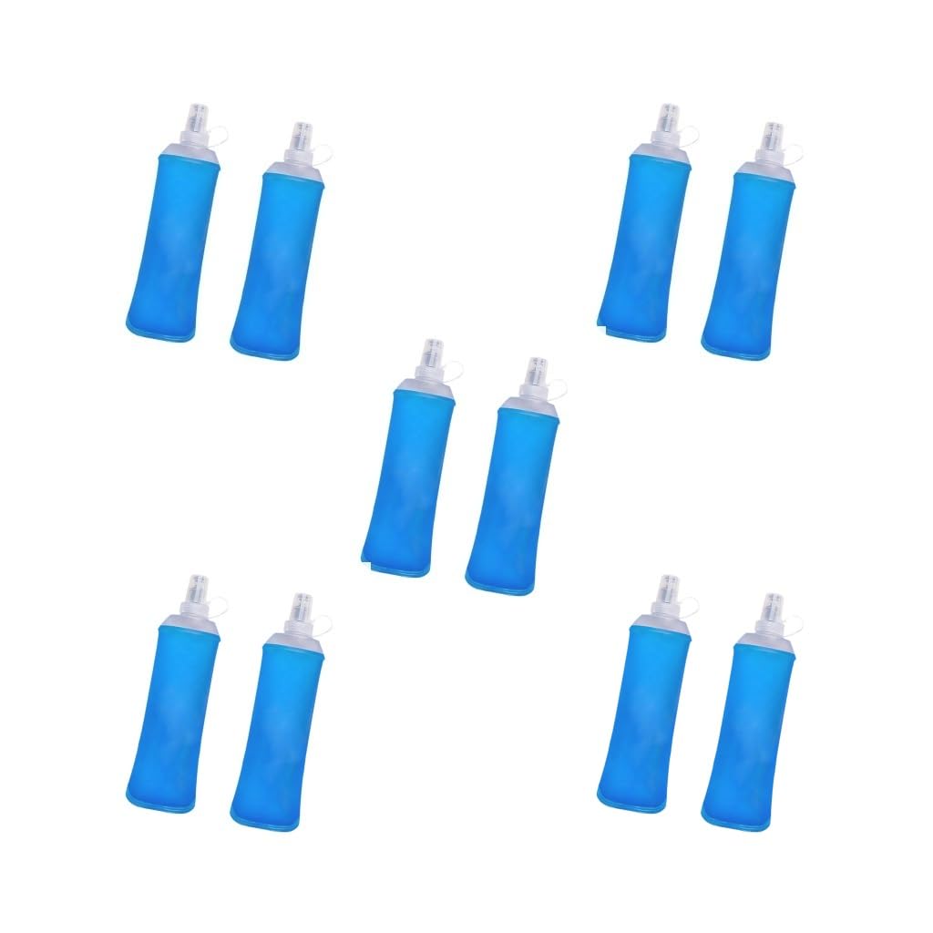 5 x weiche Trinkflaschen, auslaufsicher, 500 ml, für Laufen, Joggen, Wandern, 2 Stück