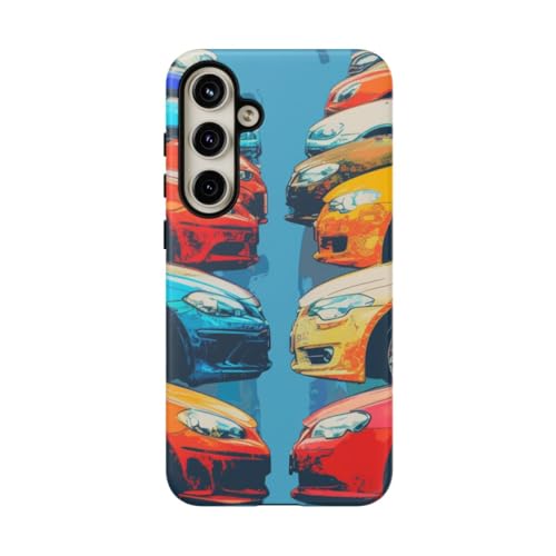 Coque Samsung S24 Plus antichoc mate voitures art