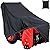 Skyour Snow Blower Cover Waterproof Durable Heavy Duty Outdoor Two-Stage Snow Thrower Protector Dust Covers for Most Electric Two-Stage Snow Blowers (L: 60"Lx33"Wx25"H/45"H)