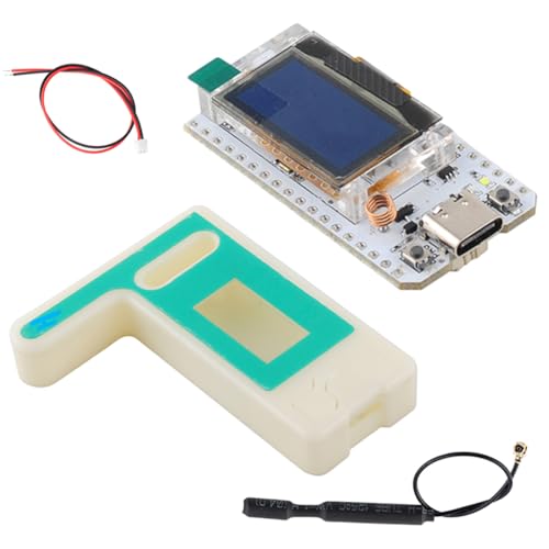 DIYmalls 915MHz LoRa 32 V3 ESP32 OLED Board + 915 MHz LoRa Antenna + LoRa Case Enclosure for Meshtastic LoRaWAN, not Compatible with Heltec LoRa32 V2