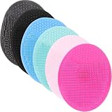 GALPADA 6pcs Silicone Facial Cleansing Brush Set Handheld Exfoliating Face Wash Brush for Deep Pore Cleaning
