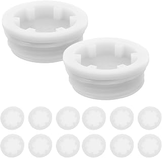 BESTonZON 20pcs 200l Plastic Drum Seal Lids with Screw Bung for Chemical Barrels, Leak-resistant Barrel Plug Caps Suitable for Industrial Storage and Laboratory Use