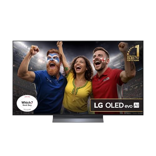 LG OLED55C55LA 55-Inch OLEDevo 4K UHD Smart TV (9 AI Processor Gen7 Dolby Atmos Freeview Play and Amazon Alexa 120Hz) [Model 2025]