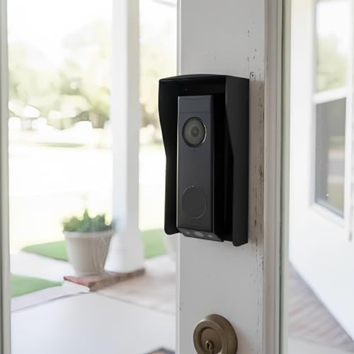 Cover for Eufy E340 Doorbell, Weather Resistant Shield, Wall Mounted Protective Housing - Additional View