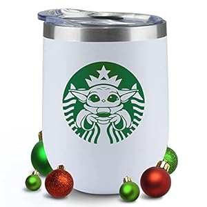Age of Sage Grogu Star Wars Tumbler – Hot and Cold, Double Wall, Vacuum Seal Tumbler with Lid, Wine, Tea & Coffee…