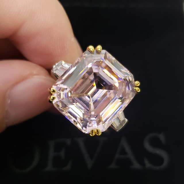 100% 925 Sterling Silber 30 Karat High Carbon Diamant Eheringe für Frauen Verlobungsfeier Edlen Schmuck