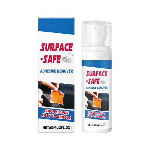 Adhesive Remover - 60ml Gunk Remover | Fast Acting Sticker Lifter, Versatile Glue Dissolver, Easy to Operate Gum Solvent, Sticky Eraser for Decals Tape Glass Window Wall Car Automobile Vehicle