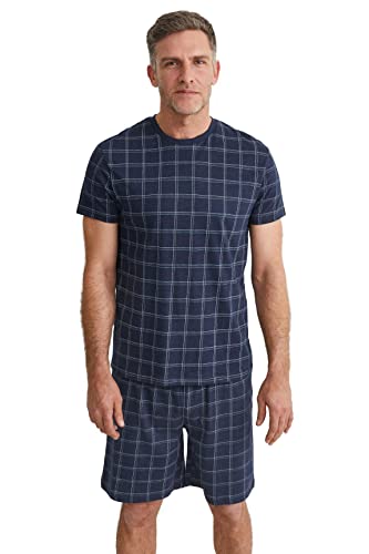 C&A Herren Shorty Set|2er Pack Regular Fit Bedruckt Polyester|Baumwolle...