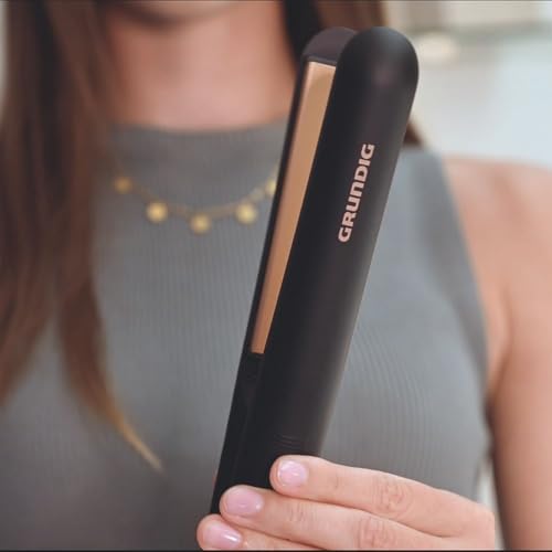 GRUNDIG HS 7030 Naturashine Haarglätter, Ionic, Roségold – Ansicht 6
