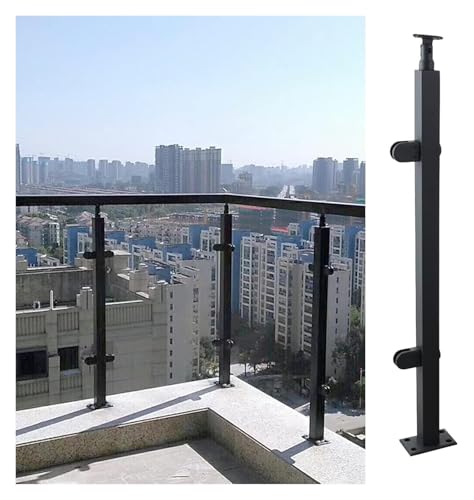 Garde-corps en verre 90cm Deep Coffee pour balcon moderne