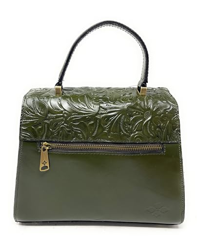 Image of Patricia Nash Chauny Tooled Leather Satchel