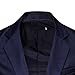 Mens Suit Jacket Slim Fit Sport Coat 1 Button Notched Lapel Tops Jackets Casual Fashion Business Dress Blazer (L-cm,Dark Blue 2)