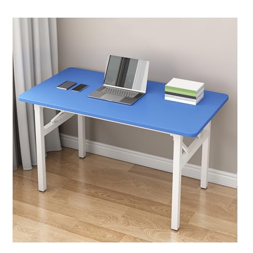 Bureau à domicile pliable rose petit espace table informatique stable 80x40 cm