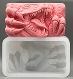 Jaws Silicone Mold SOAP Plaster Wax Resin Clay Dinosaur