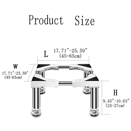 Plateau de sol durable sèche-linge extensible 45-65 cm avec 12 pieds robustes en acier - 3