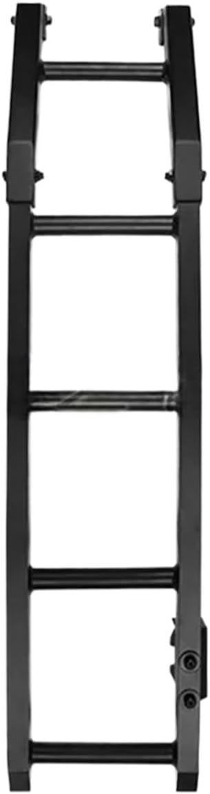 Car Rear Door Tailgate Ladder Tail Gate Climbing Ladder Aluminum Alloy Tail Door Ladder Accessories Compatible For Suzuki Jimny JB64 JB74(Model C)