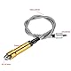 6 Mm Flexibler Flexwelle Fit Elektrische Bohrmaschine Rotationsschleifer Werkzeug 0,5 Bis 6,5 Mm Spulengriff mit Flex-Well-Werkzeug Flexible Welle Flexible Welle Drehwerkzeug Flexibel