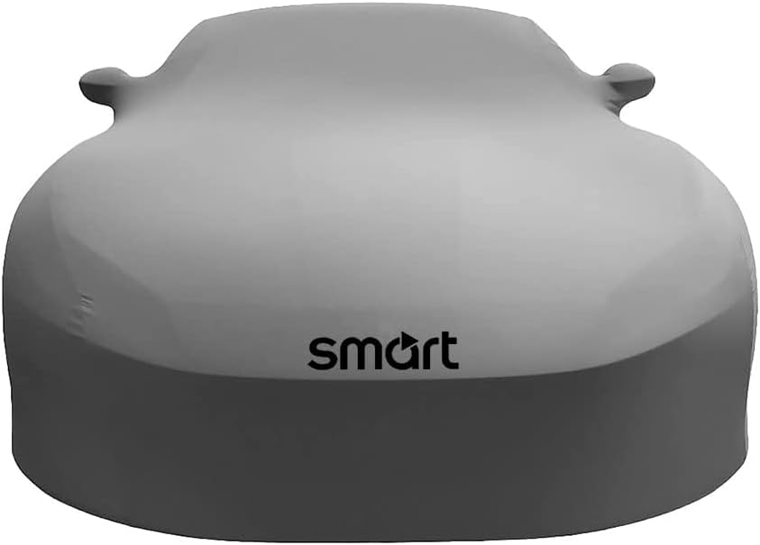 Car Covers, for Smart Brabus forfour (W 453) 2016-2018 Velvet Stretch Breathable Protection Dust-Proof Sunscreen Underground Garage, Auto Accessories,B-Thickened