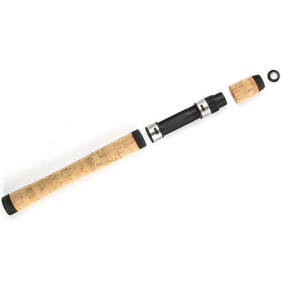 cork handle fishing pack pole Fiblink Catfish Rods, 1 Piece/2 Piece Catfishing Pole, Portable Travel Medium Heavy Catfish Cat Casting Rod with Handle(7'6"/8'/9') (2pc Upgrade your fishing rod Cork Grip Upgrade