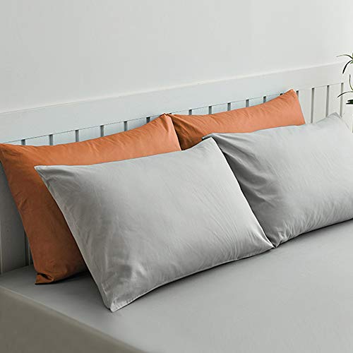 Image of NTBAY King Microfiber Pillowcases, 2 Pack, 20 x 36, Orange
