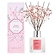 Airkeep Raumduft Kirschblüte Duft, Reed Diffuser mit 8 Duftstäbchen, Lufterfrischer für Badezimmer, Wohnung, Heimdekoration, 100ml