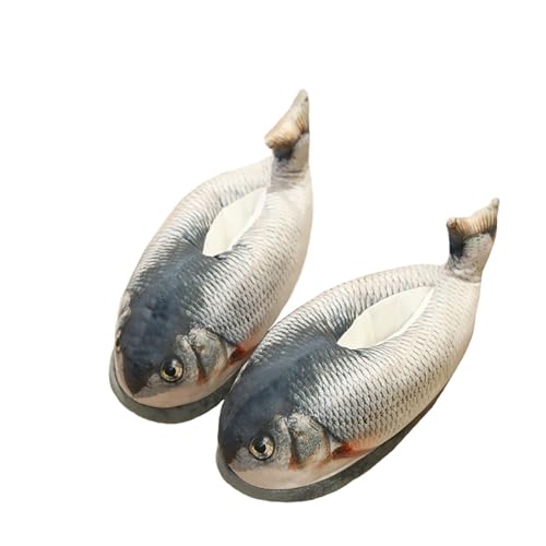Women's Warm & Fun Duck Fish Plush Slippers