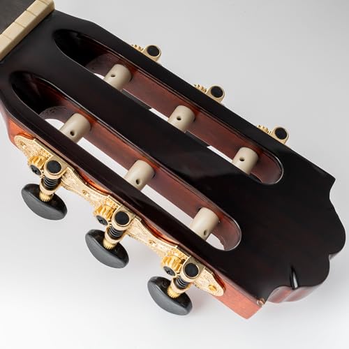 Musiclily Pro Estilo Baker Jogo de Tarraxas Pino Grosso para Violão Clássic de Nylon 6 Cordas, Doura
