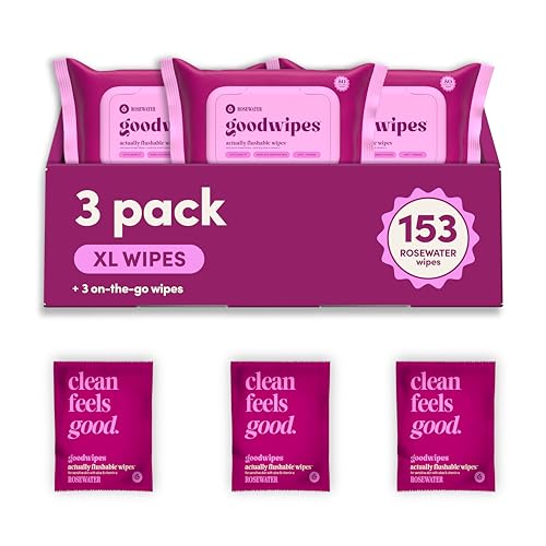 goodwipes Flushable Wipes - Rosewater