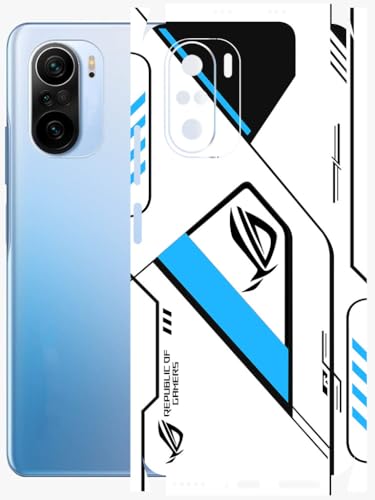 Image of AtOdds - Full Body Back Screen Guard Protector Film - Lamination Wrap Skin Sticker Compatible with XIAOMI Mi 11X PRO | Scratchproof Matte Finish (RogBlue)
