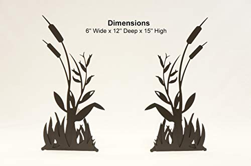 Design Specialties Fireplace ANDIRONS Pond Design Black - Thumbnail 2