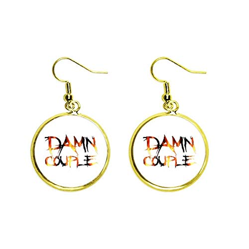 Pendientes de gota oro para citas románticas y moda urbana femenina