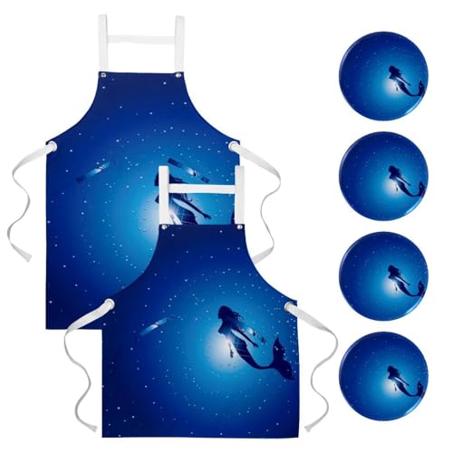 Tablier de serveuse et cuisine idéal pour bistrot et pâtisserie