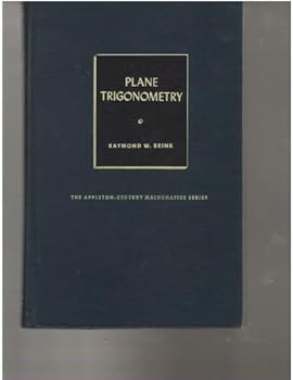 Hardcover Plane Trigonometry, third edition Book