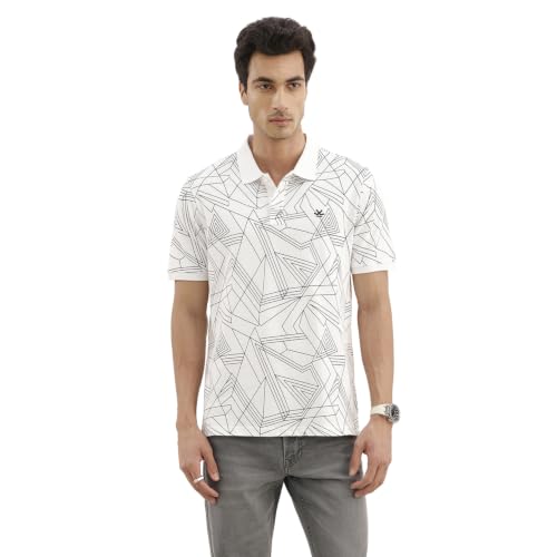 Image of WROGN Men's 100% Cotton T-Shirt | All-Over Print | Slim Fit