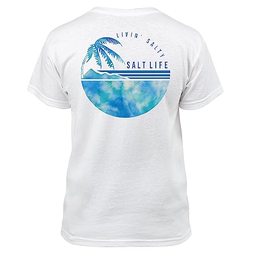 Salt Life Girls' Fade Out Youth Short Sleeve Classic Fit Shirt