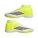 adidas Unisex F50 League Mid Turf Sneaker, Team Solar Yellow/Black/Lucid Red, 9 US Men