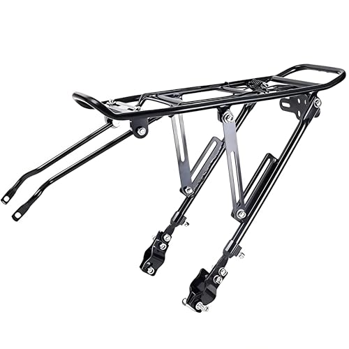 Generies Biking Universal Adjustable Bike High Capacity Cargo Rack Cycling Equipment Stand Footstock Bicycle Luggage Carrier Racks