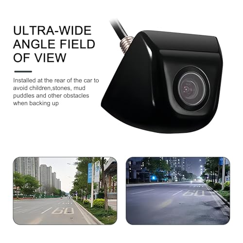 Image of 1 PC HD Car Backup Camera, Lightless Design, IP68 Waterproof Function, Vehicle Rear View Camera, Universal Automotive Driver Assistance Camera Accessories for Truck SUV (Black)