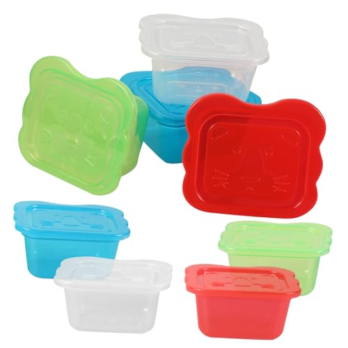 Milisten 8 Piezas Recipientes de Almacenamiento para Verduras para Microondas y Refrigerador Sin Colores