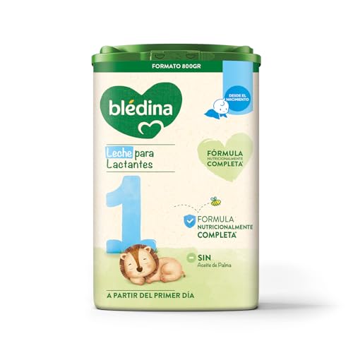 Blédina 1, Leche para Lactantes en Polvo para Bebé, Fórmula Nutricionalmente Completa. Sin Aceite de Palma. A partir del primer día, 800g