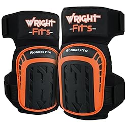 Wright Fits Robust Pro Knee Pads deliver superior knee protection Featuring with a thick silicone gel core and high-density foam cushion which last comfort, ideal for hard flooring such as tile, wood, and vinyl. Heavy Duty & Durable: These heavy-duty...