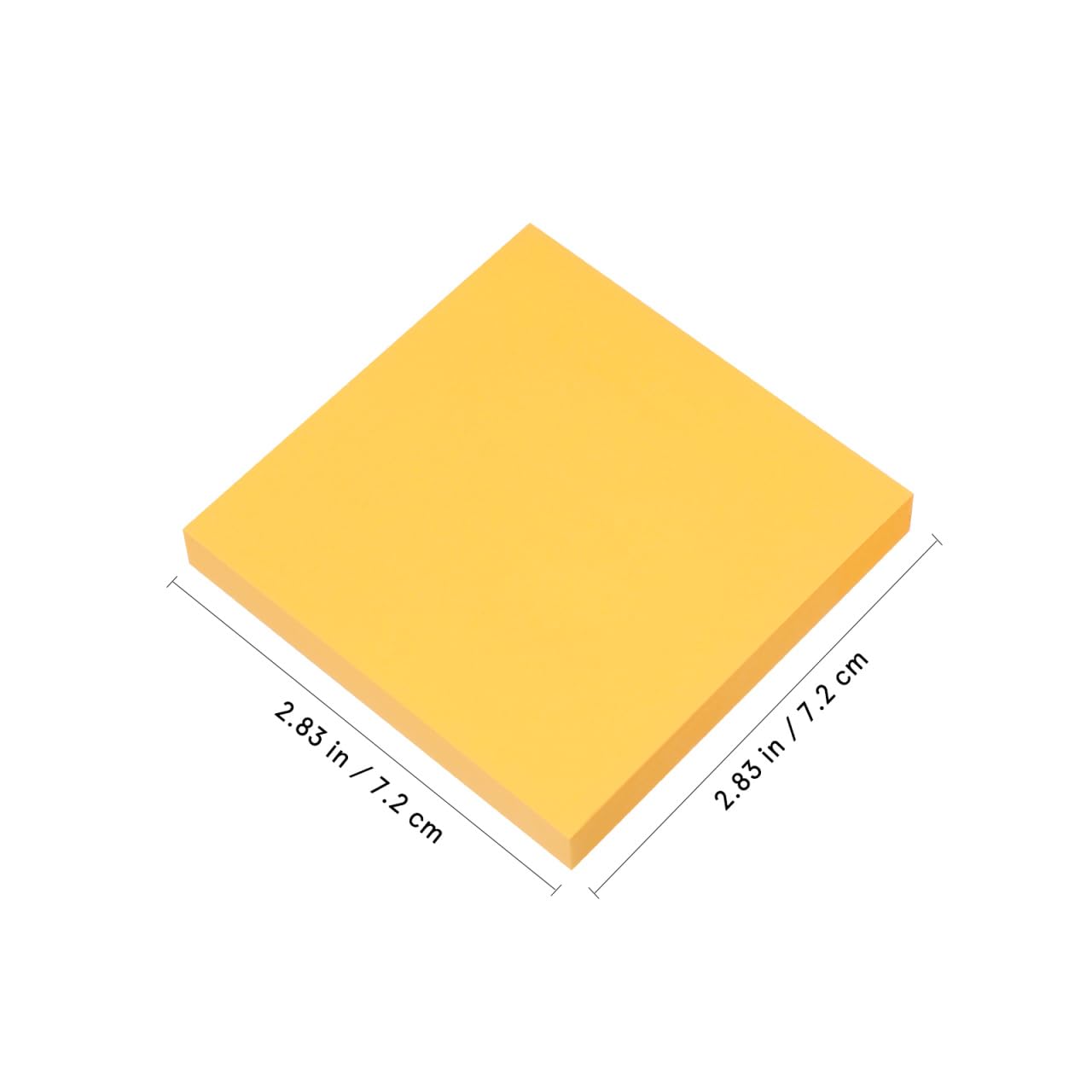 VILLCASE 16 Blöcke Farbige Haftnotizen, 7,2x7,2cm, 8 Farben, Selbstklebende Klebezettel für Büro Zuhause Schule Sitzung