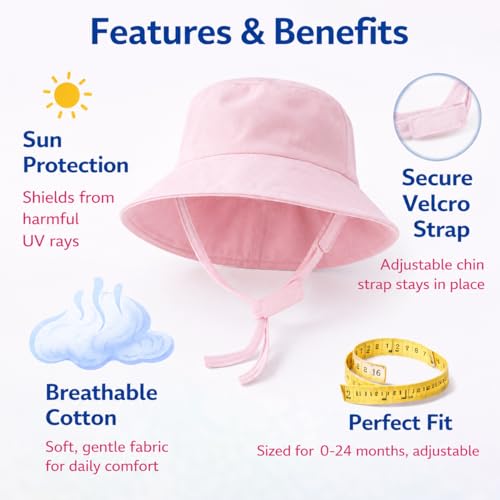 Image of Baby Unisex Cotton Bucket hat