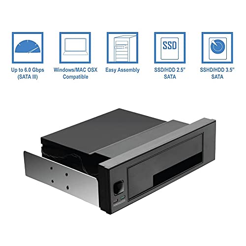 Universal Hot Swap Mobile Rack para SSD/HDD 2.5/3.5 pulgadas miniatura 2