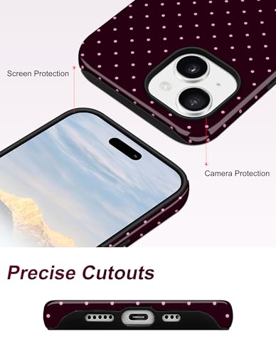 Coque compatible MagSafe iPhone 15 Plus esthétique et souple - 5