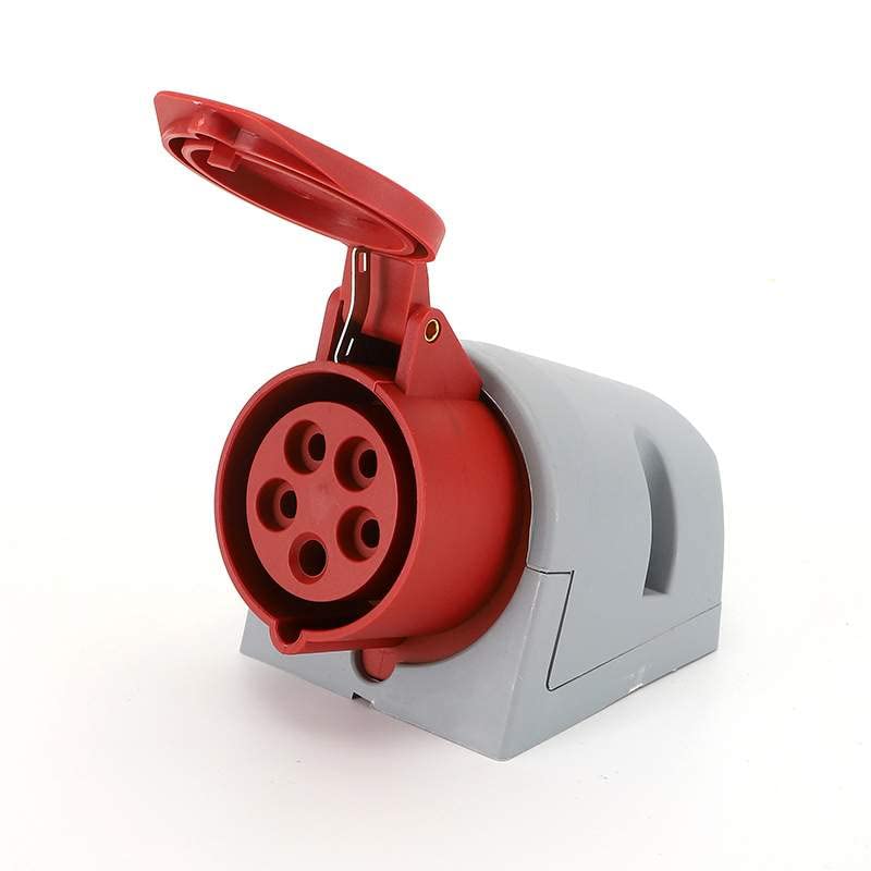 IEC60309 Waterproof CEE Industrial Connector Socket 5Pin 32A 380V-415V 3P+E+N IP44 (Type-4）