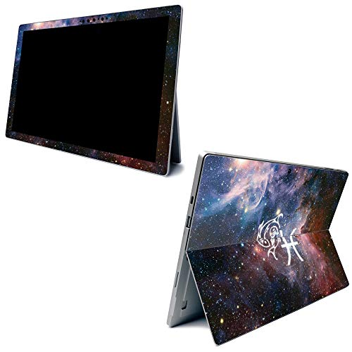 Image of MightySkins Carbon Fiber Skin for Microsoft Surface Pro 7 - Pisces | Textured Carbon Fiber Finish | Easy to Apply, Remove, and Change Styles | Made in The USA