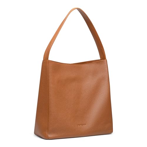Sac hobo en cuir véritable : finissez-en avec le manque de place grâce à ce grand fourre-tout